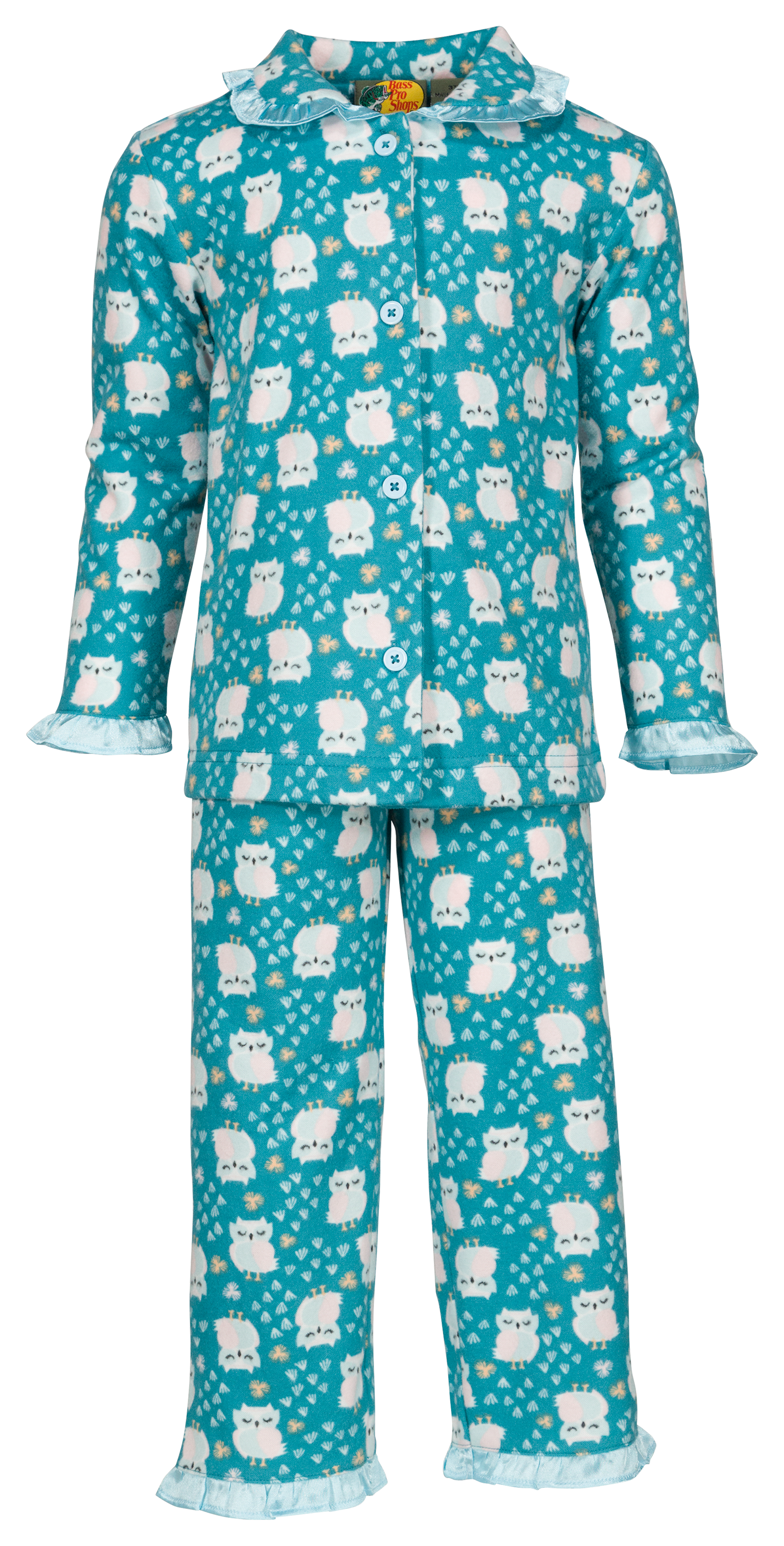 Bass Pro Shops Sleepy Owl Fleece Pajama Set for Babies, Toddlers, or ...